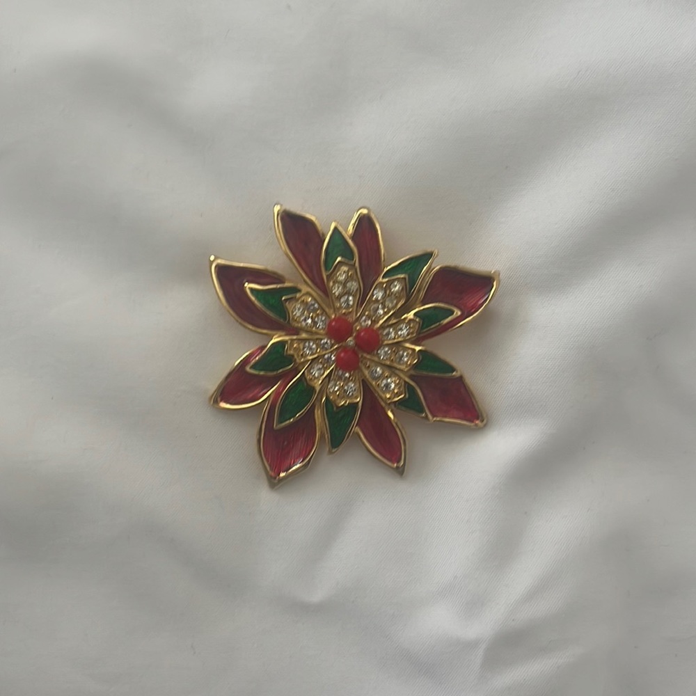 Vintage Christmas brooch